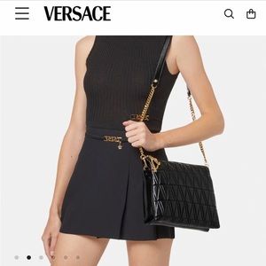 RARE FIND! Versace Virtus Shoulder Bag. NWT